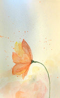 Whimsical Poppy Original Watercolor