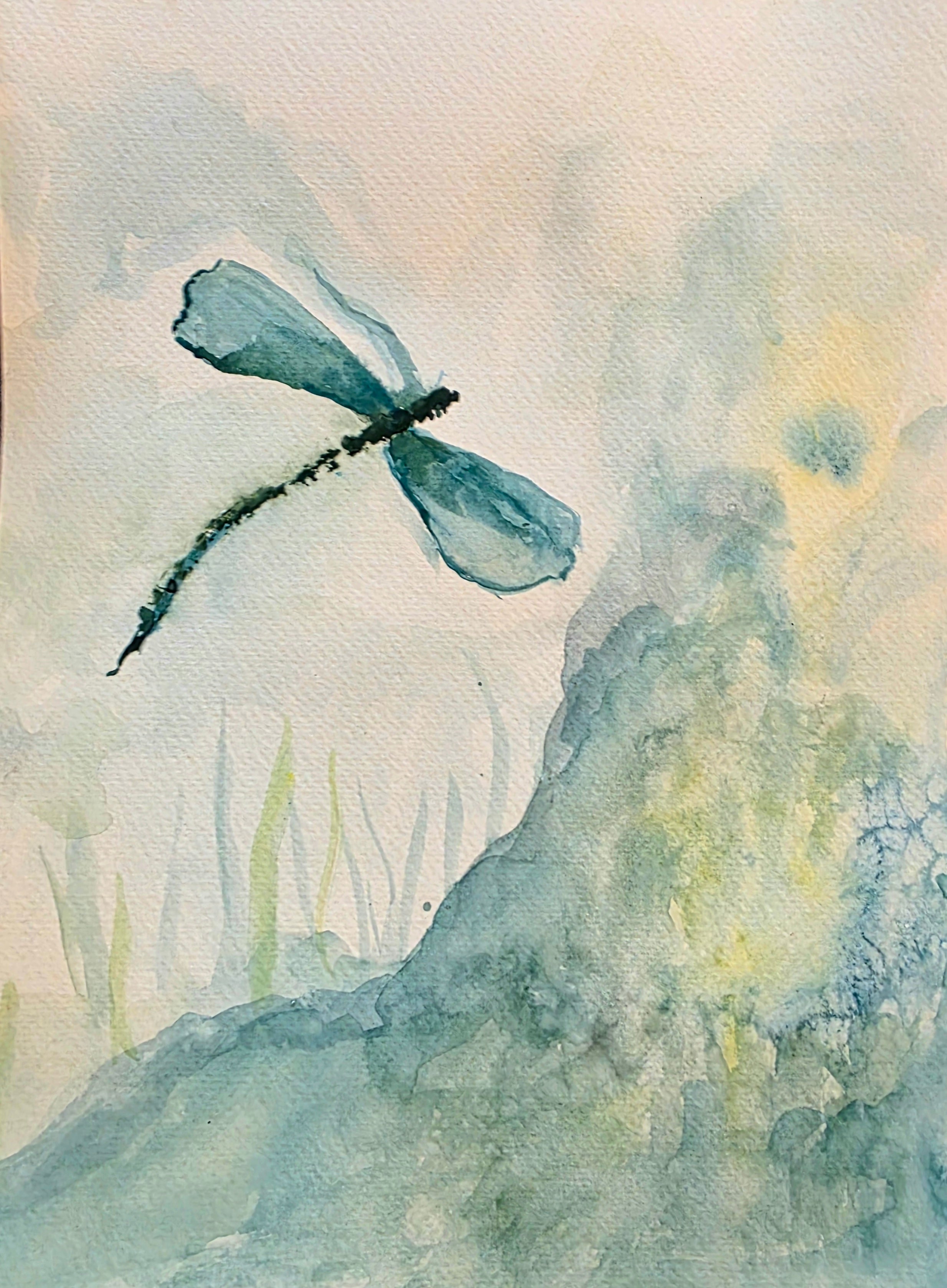 Fly Away Original Watercolor