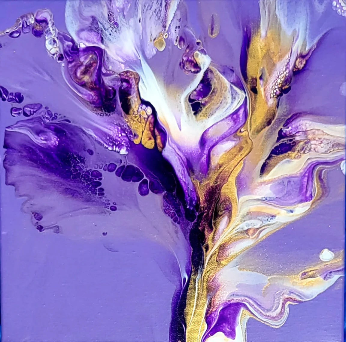 Fluid Art Dutch Pour Workshop - Wave or Flower #1