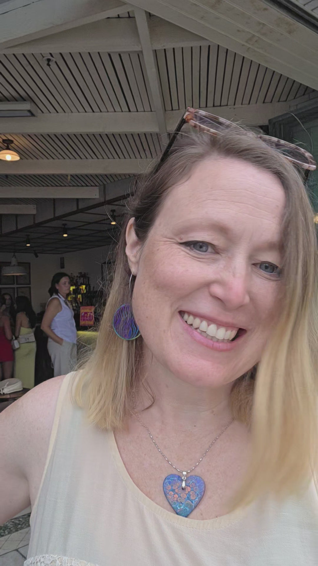 Bloom heart necklace