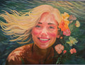 Happy Place Original Oil Painting 30" x 40"
