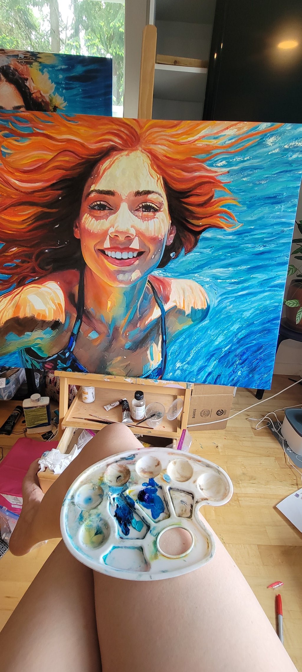 Refresh Original Oil Painting 30" x 40"