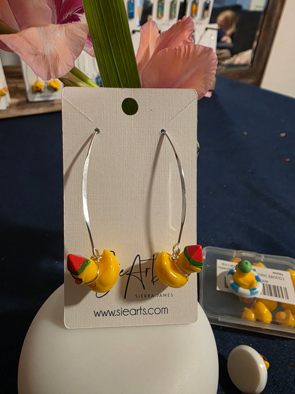 Watermelon Ducky Earrings