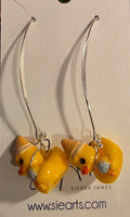 Tubing Ducky Earrings